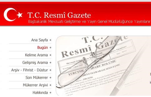 2 Mart 2013 Tarihli ve 28575 Sayılı Resmî Gazete